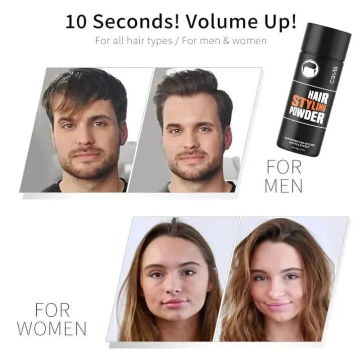 Hair Styling Powder Black Matte Hold