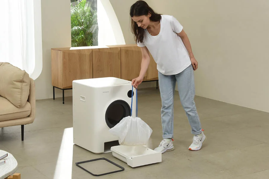 self cleaning cat boxes