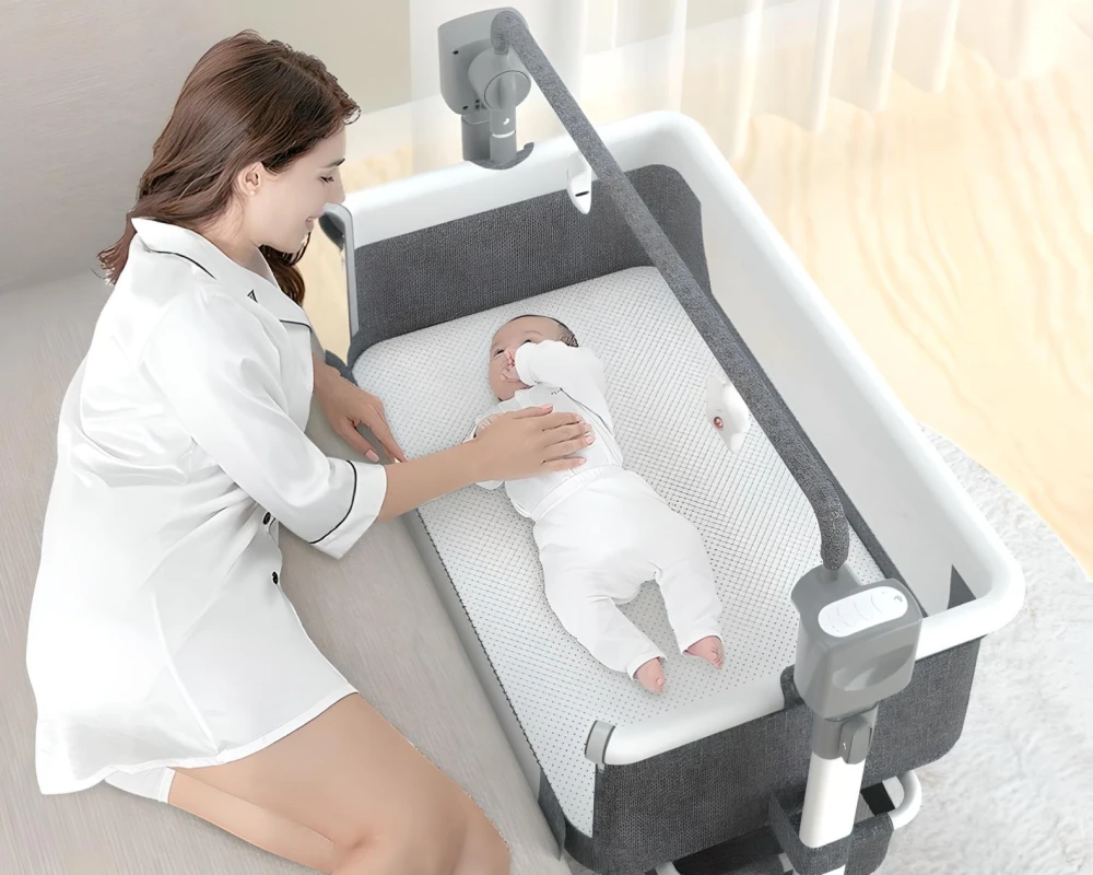 bassinet and swing