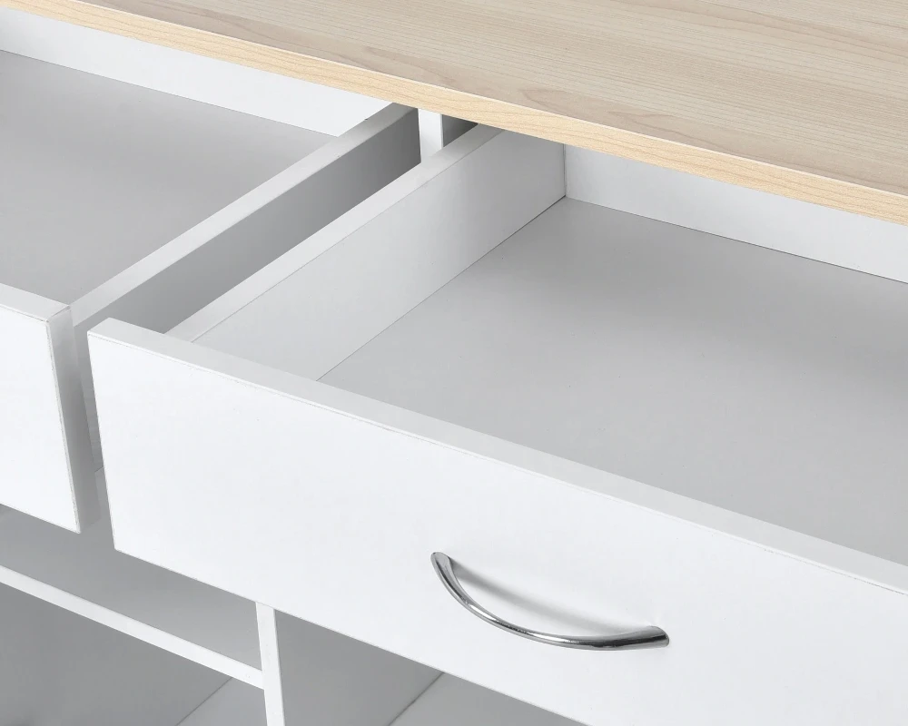 small kitchen cart with storage